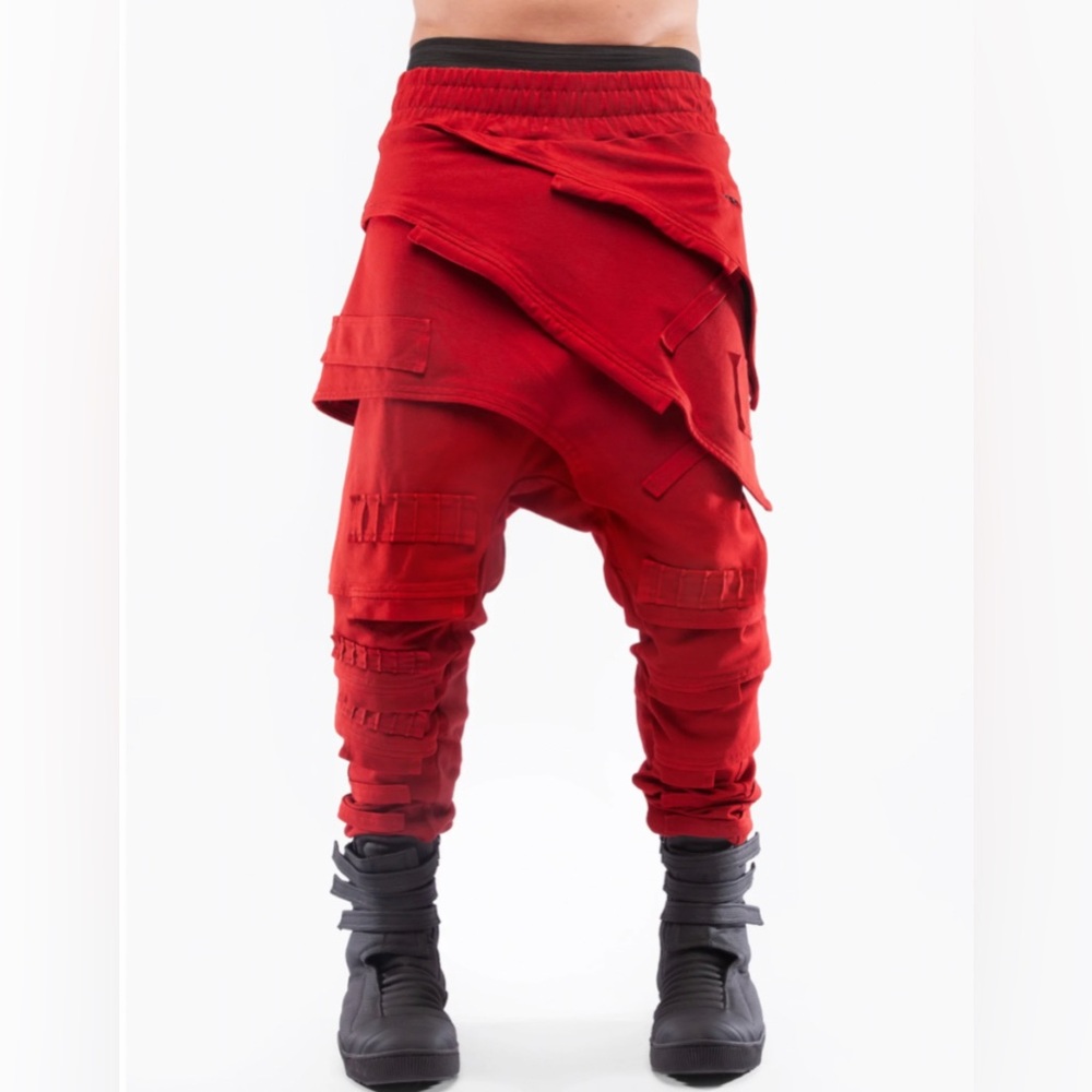 DEMOBAZA Men’s trousers LAYER VIVID RED